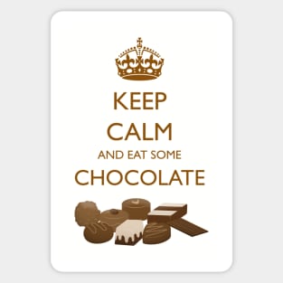 Keep Calm And Eat Some Chocolate Sticker